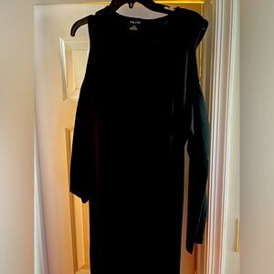 Cold shoulder sheath dress